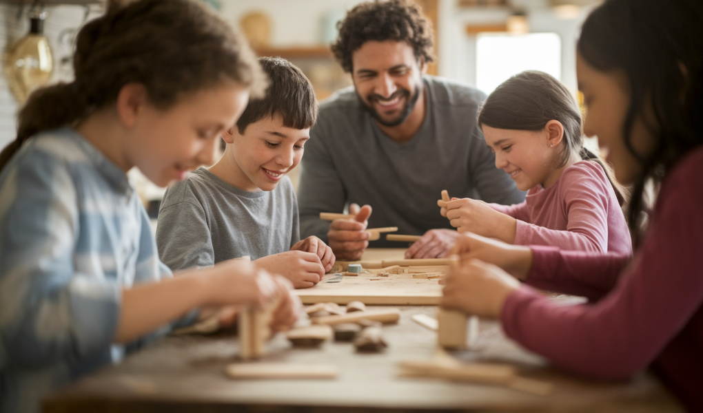Comment impliquer les enfants dans des projets de bricolage à la maison ?