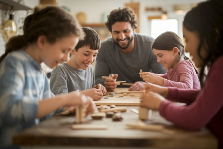 Comment impliquer les enfants dans des projets de bricolage à la maison ?